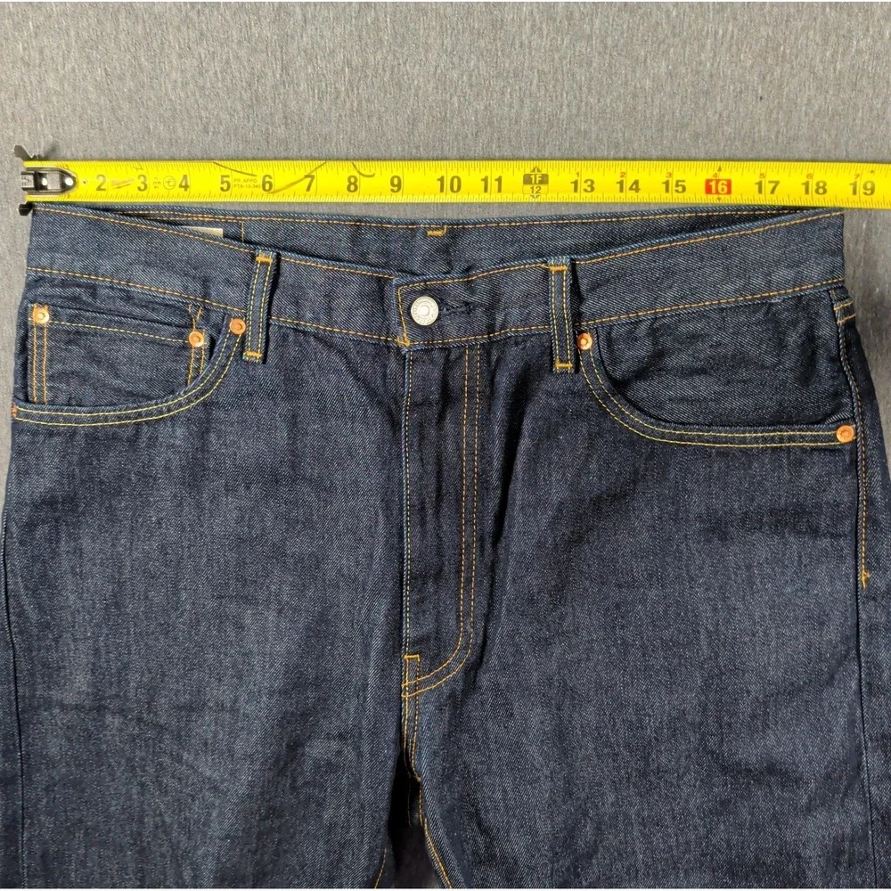 Levi's Jeans Men's 555 Relaxed Straight Dark Wash Cotton Men's 36x32* Blue NWOT
